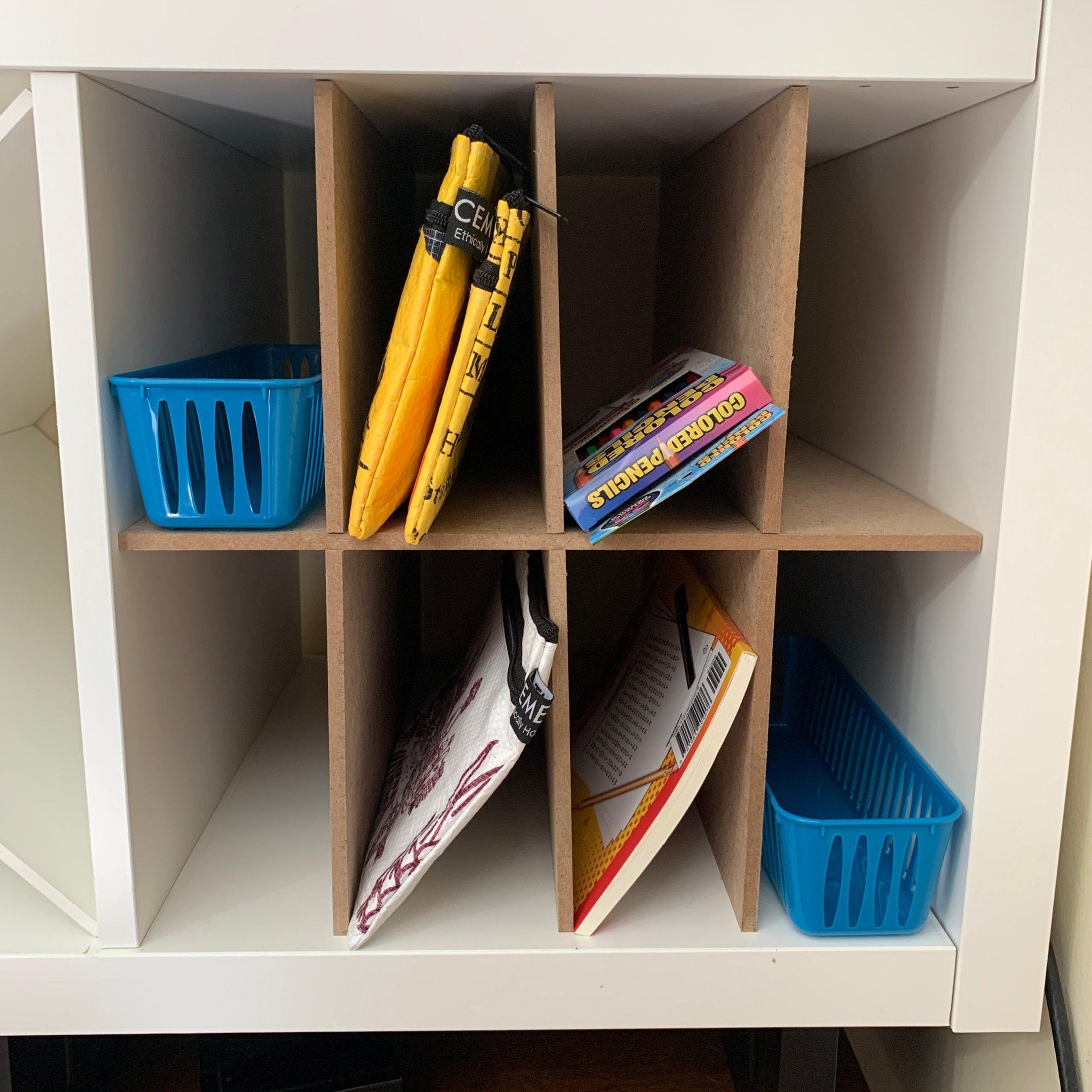 8 Cubby Cube Insert for Cube Storage Shelves-The Steady Hand