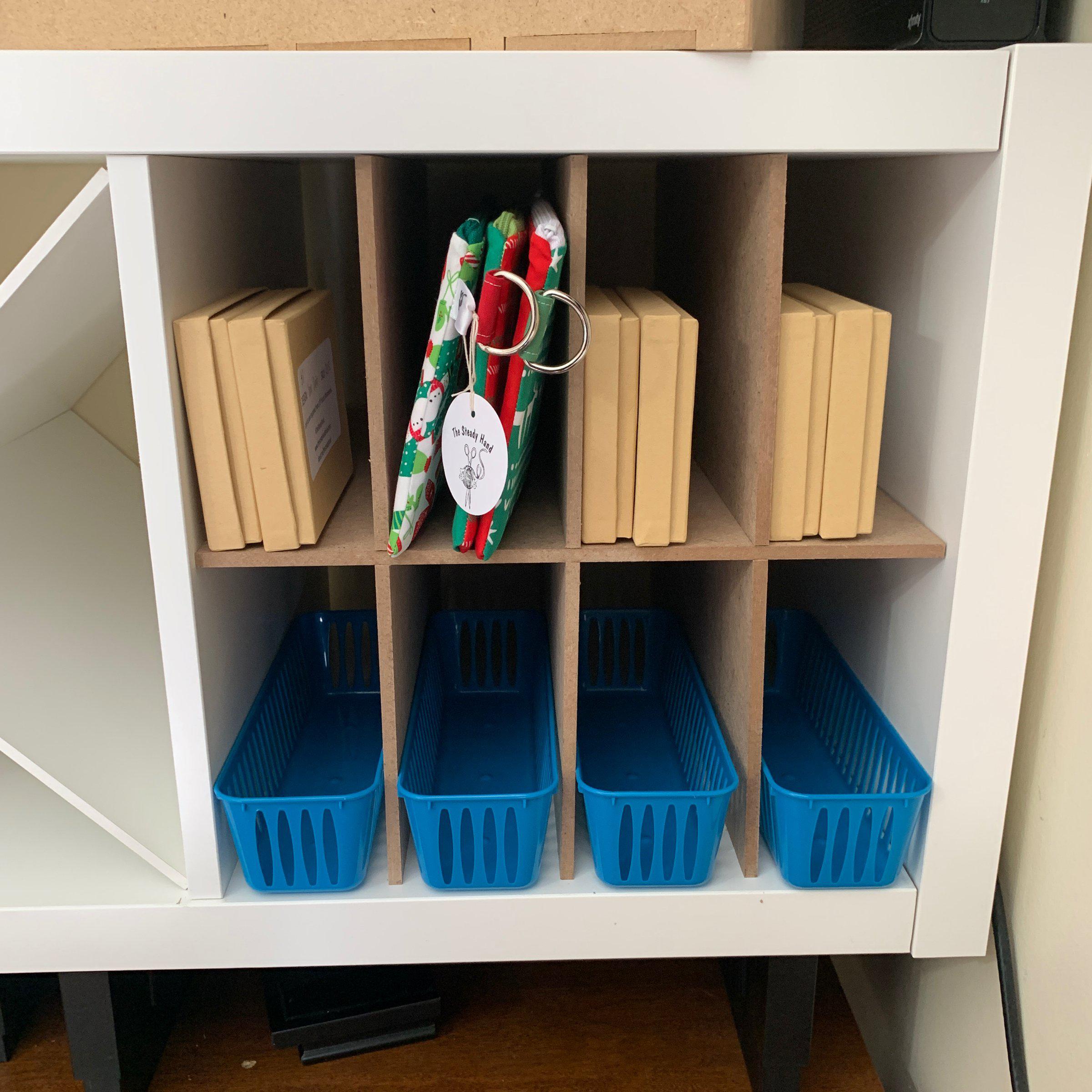 Modular Cube Inserts 8 Cubby Cube Insert for Cube Storage Shelves – The Steady Hand
