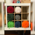 Load image into Gallery viewer, 9 Cubby Cube Insert for Cube Storage Shelves storing yarn skeins-The Steady Hand

