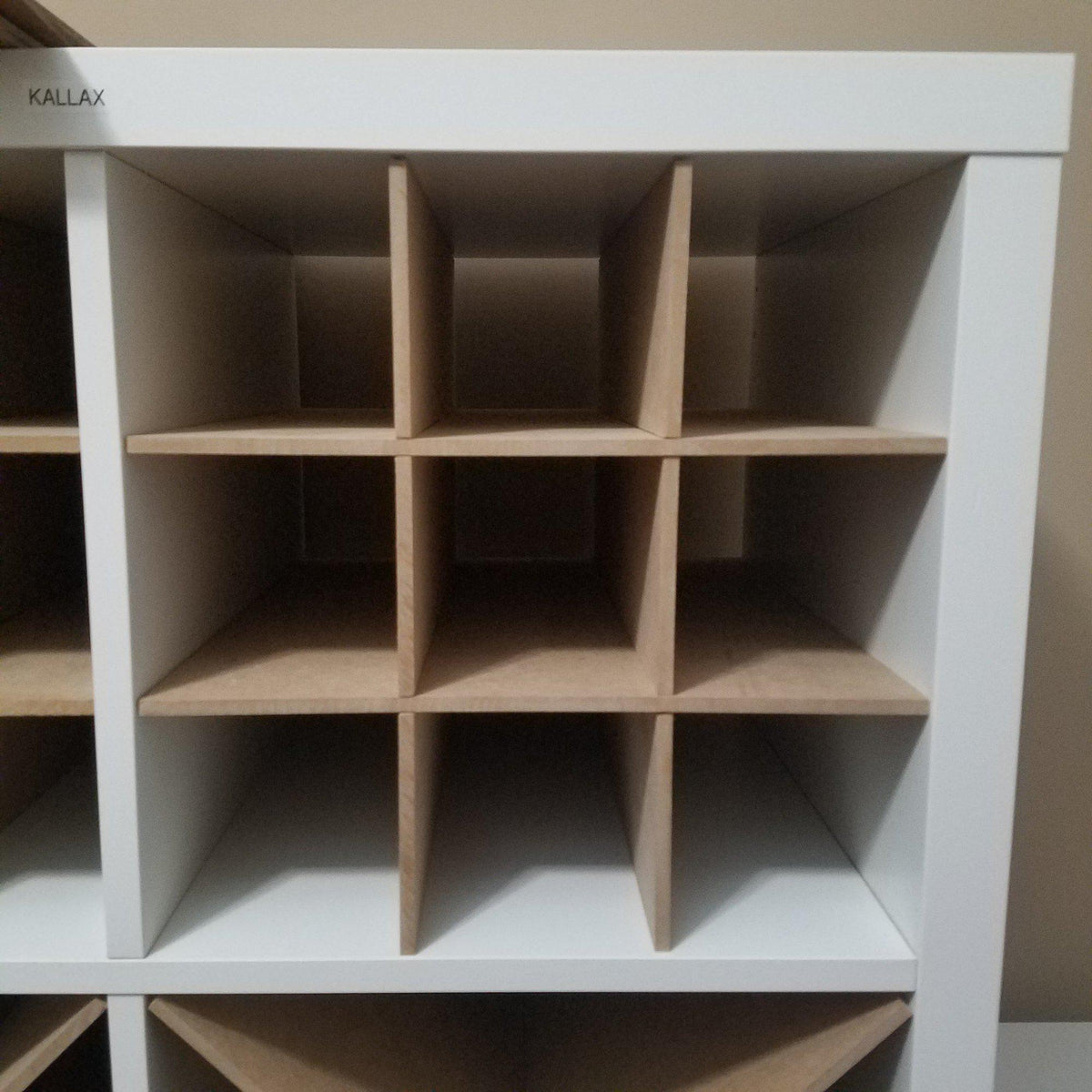 Modular Cube Inserts 9 Cubby Cube Insert for Cube Storage Shelves – The Steady Hand