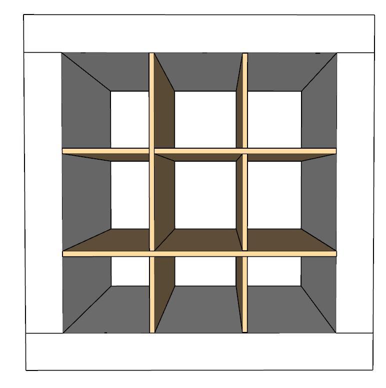 9 Cubby Cube Insert for Cube Storage Shelves-fun stuff-The Steady Hand