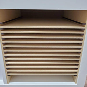 Adjustable Pull Out Shelf Cube Insert for Kallax Storage Cubes-The Steady Hand