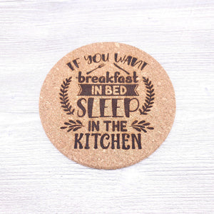 Funny Kitchen Sayings and Phrases Cork Trivet-The Steady Hand
