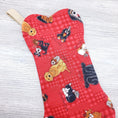 Load image into Gallery viewer, Rescued and Loved Bone Shaped Holiday Stocking-The Steady Hand
