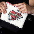 Load image into Gallery viewer, Sewciopath Small Zipper Storage Pouch with Wristlet Strap-The Steady Hand
