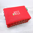 Load image into Gallery viewer, Small Zipper Pouch Christmas Naughty or Nice-The Steady Hand
