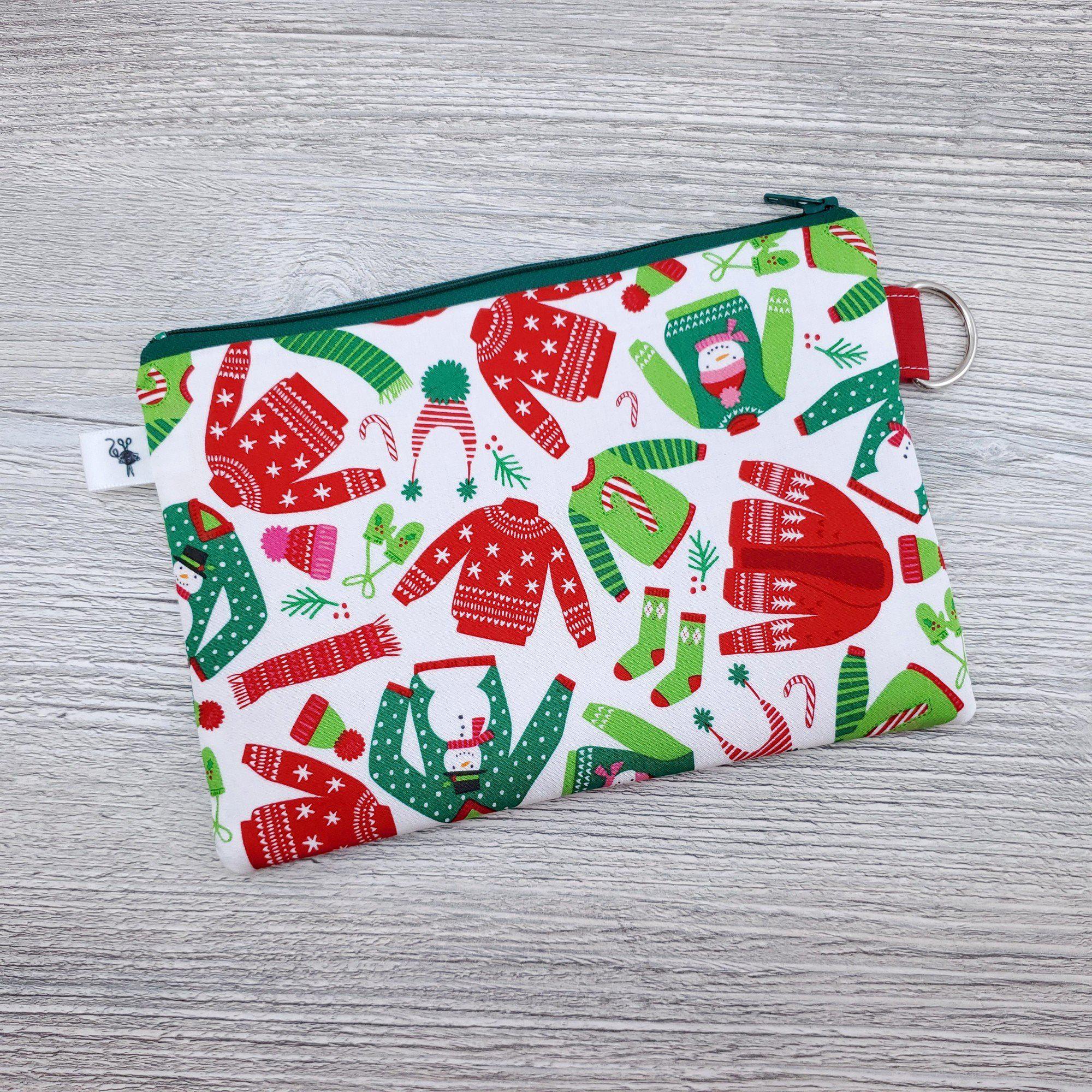 Small Zipper Pouch Ugly Christmas Sweaters-The Steady Hand