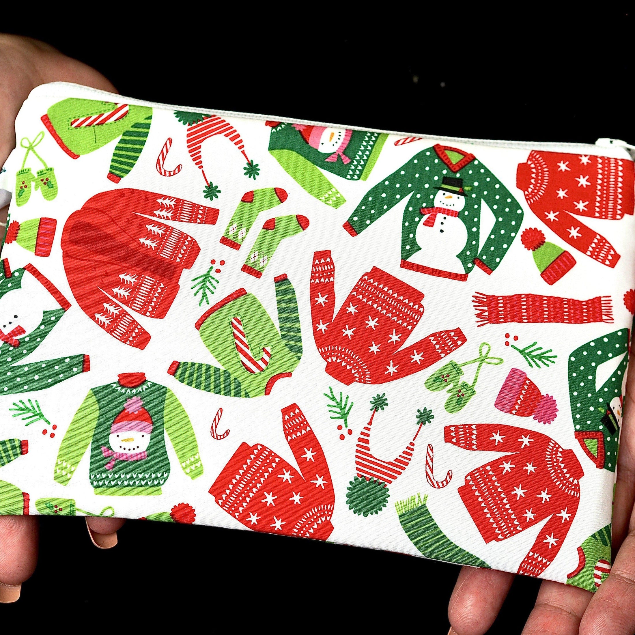 Small Zipper Pouch Ugly Christmas Sweaters-The Steady Hand
