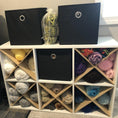 Load image into Gallery viewer, X Divider Cube Insert for Cube Storage Shelves storing yarn-The Steady Hand
