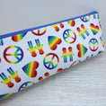 Load image into Gallery viewer, LGBTQ pride zipper pouch.
